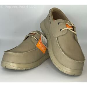 Deck Boat Shoe Cruise Oiled Nubuck EVA Khaki Men's Size 7 Women's 9 Soft Science
